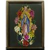 Image 1 : Framed Lady of Guadalupe with Sequins and Beads