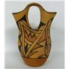 Image 2 : Native American Jemez Wedding Vase, Signed CC