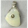 Sterling Silver Opal Pendant