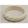 Ivory Gold Bangle Bracelet