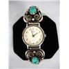 Image 2 : Native American Navajo Silver Watch Band