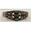 Image 1 : Native American Navajo Sterling Bracelet Hallmark