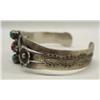 Image 3 : Native American Navajo Sterling Bracelet Hallmark