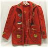 Image 1 : 1940 Mexican Red Wool Embroideried  Woman's Jacket