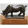 Image 4 : Original Tom Knapp Bronze Rhinoceros Sculpture