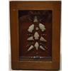 Image 1 : Framed Native American Arrowhead Display With 9 Points Plus Beads