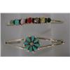 Image 1 : 2 Native American Navajo & Zuni Bracelets-Zuni by D&S Leekity