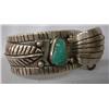 Image 2 : 1920s Native American Navajo Silver Turquoise Watch Band