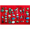 Image 1 : Collection of 77 Turquoise Cabochons and Pieces