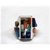 Image 1 : Native American Navajo Multi-Stone Inlay & Silver Ring