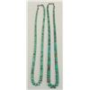 Image 1 : 2 Vintage Native American Navajo Turquoise Necklaces
