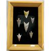 Image 1 : Framed Collection of Native American Points