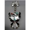 Image 1 : Native American Zuni Thunderbird Pin/Pendant Signed