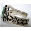 Image 2 : Native American Navajo Red Mountain Turquoise Bracelet by K Smith