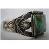 Image 3 : Native American Navajo Red Mountain Turquoise Bracelet by K Smith