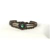 Image 1 : Native American Navajo Silver Turquoise Fred Harvey Style Bracelet