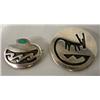 Image 1 : Pair of Native American Navajo Silver Pins
