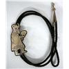 Image 1 : Native American Hopi Sterling Silver Bolo Tie With Hallmark