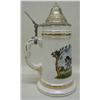 Image 1 : Lidded Stein With Nude Lithopane Figure Inside