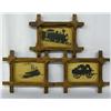 Image 1 : 3 Antique Hand Carved Frames with Silhouettes