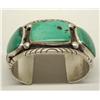 Image 6 : Native American Navajo Sterling Turquoise Bracelet