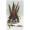 Image 1 : Mardi Gras Denim Feather Mask