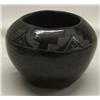 Image 1 : Native American San Ildefonso Black On Black Pottery Bowl
