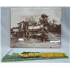 Image 1 : 1800 Rio Grande Locomotive Print & Saw Blade