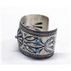 Image 3 : Native American Navajo Silver Bracelet by Toadlena