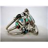 Image 2 : Native Amerian Vintage Zuni Inlay Bracelet