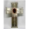 Image 2 : German Silver Cross With Agate Cabochon by Rehurek