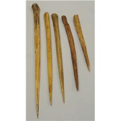 5 Pre-Historic Awls