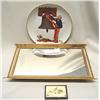 Image 1 : Mirrored Tray, Scrimshaw Duck Card Holder Plus