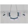 Image 1 : Native American Zuni Necklace, Earrings by Hattie