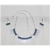 Image 2 : Native American Zuni Necklace, Earrings by Hattie