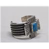 Image 2 : Native American Navajo Silver Bracelet by Platero
