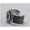 Image 3 : Native American Navajo Silver Bracelet by Platero