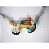Image 2 : Native Amerian 1960 Zuni Inlay Necklace