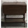 Image 1 : Antique Mahogany Drop Leaf Serving Table Must Be Picked UP