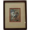 Image 1 : Framed Matted Indian Print