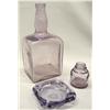 Image 2 : Purple Glass Flemings Rye-Sanford Ink & Ashtray