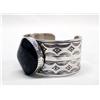 Image 2 : Native American Navajo Silver Bracelet by Ration