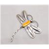 Image 1 : Native American Navajo Dragonfly Pin by Yazzie