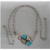 Image 1 : Native American Navajo Silver Necklace