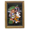 Image 1 : Handpainted Aztec God Tonatiuh Tile Art by Michele