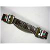 Image 1 : Native American Zuni Silver Inlay Watch Band