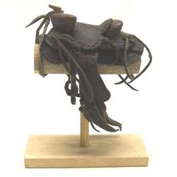 Miniature Horse Saddle On Stand