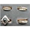 Image 3 : 4 Southwest Design Silver Rings