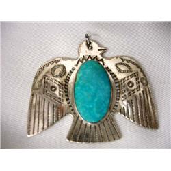 Native American Navajo Silver  Pendant