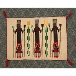 Native American Navajo Yei Rug
